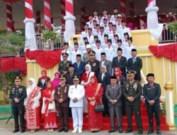 Pj Bupati Aceh Tamiang Pimpin Upacara Penurunan Bendera Merah Putih