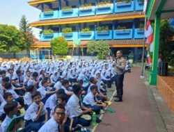 Ratusan Siswa SMPN 169 Jakarta Barat Ikut Sosialisasi Tertib Lalu Lintas, Anti-Bullying, dan Anti Narkoba