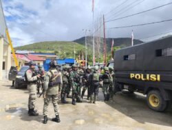 Antisipasi Demo di Dogiyai, Aparat TNI-Polri Lakukan Patroli Gabungan