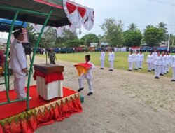 Camat Juli, Bertindak Sebagai Irup Peringatan HUT Ke-79 RI