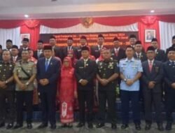 Pj. Bupati Kobar Hadiri Rapat Paripurna Pelantikan 30 Anggota DPRD Kobar 2024-2029.