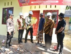 Kapolres Bireuen Resmikan Rumah Bantuan Layak Huni Untuk Samsul Taeb Warga Abeuk Usong