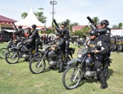 Polres Bireuen Gelar Simulasi Sispam Kota, Pastikan Kesiapan Menghadapi Pilkada 2024