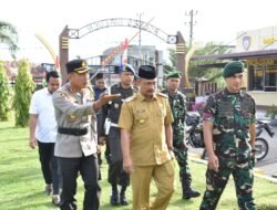 AKBP Jatmiko SH. MH Pimpin Apel Gelar Pasukan Operasi Mantap Praja Seulawah 2024.