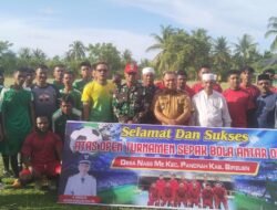 Gampong Nase Mengadakan Turnamen Sepak Bola Antar Dusun