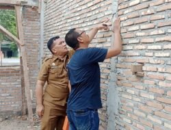 Kadis Pendidikan Batu Bara Jonnis Marpaung, Monitoring dan Cek Bangunan SD Negeri UPTD 09 Desa Petatal.