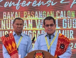 Pasangan Calon Gubernur dan Wakil EMANUEL MELKIADES LAKA LENA dan JONI ASADOMA Resmi Mendaftar ke KPU Provinsi NTT.