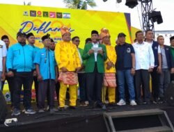 Masyarakat Bireuen Padati Deklarasi Bacalon Bupati/ Wakil Bupati Dari Partai Golkar