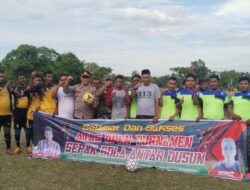 Gampong Uteun Kruet Gelar Turnamen Sepakbola Antar Dusun di Kecamatan Pandrah, Kabupaten Bireuen.