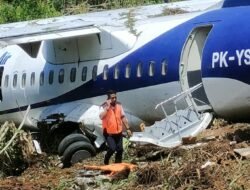 Pesawat Trigana Tergelincir di Kabupaten Kepulauan Yapen