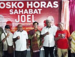 Relawan Horas Resmikan Posko Pemenangan JOEL dan Sampaikan Pernyataan Dukung Johannes Rettob dan Emanuel Kemong.