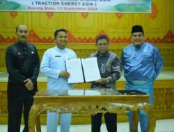 PJ. Bupati Asra Teken Kesepakatan Bersama Traction Energy Asia,