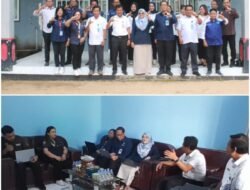 Tim Visitasi dari Komisi Informasi Provinsi Kalteng Monitoring Monev di Kantor Diskominfosantik