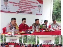 Pemdes Dungun Baru Gelar MUSRENBANGDes Penetapan RKPDes Tahun 2025 Dan Penyusunan Daftar Usulan Tahun 2026.