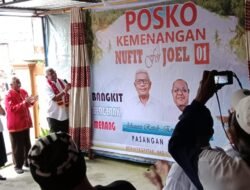 Caption- Peresmian Posko Pemenangan Nuhufit for JOEL di Jalan Samratulangi, Gang Kecapi, 