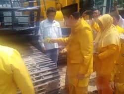 Dinas PUPR Kobar, Gelar Syukuran dan Tampung Tawar Alat Berat di UPT Workshop