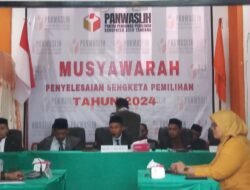 Panwaslih Aceh Tamiang Tolak Permohonan Pihak Pemohon Sengketa Pilkada 2024