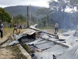 Polres Deiyai Lakukan Penyelidikan Terkait Kebakaran Rumah Dikampung Egepa, Kabupaten Deiyai