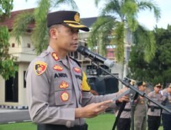 Kapolres Musi Rawas Pimpin Langsung Apel Gelar Pasukan Ops Zebra Musi 2024, Sembilan Sasaran Operasi