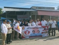 Peduli Korban Banjir di Seruway, Gerindra Aceh Tamiang Salurkan Bantuan Sembako