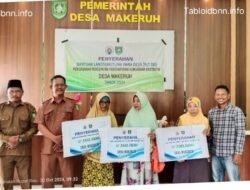 Pemdes Makeruh Salur BLT-DD 3 Bulan Kepada 28 KPM Tahun 2024