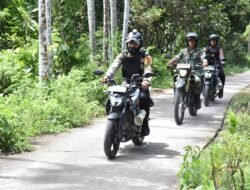 Kapolres Bireuen Gelar Patroli Untuk Menijau Lokasi TPS Terjauh Di Kecamatan Juli