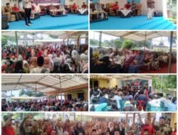 Calon Bupati dan Wakil Bupati Bengkalis Kasmarni – Bagus Santoso Laksanakan Kampanye Di Desa Pancur Jaya.