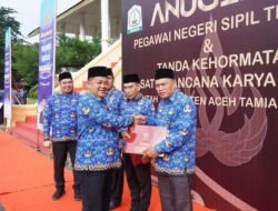 11 Orang ASN Berprestasi Di Aceh Tamiang Terima Penghargaan Saat HUT KORPRI Ke-53