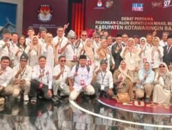 Debat Perdana, Kandidat Kedua Paslon Bupati dan Cawabup Kotawaringin Barat 2024.