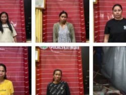 5 Orang IRT, Di Katingan Ditangkap Polisi Diduga Sebagai Pengedar Sabu.