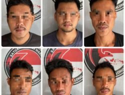 Polisi Tabalong Ciduk 6 Pria Sedang Pesta Sabu