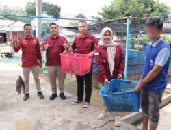 Dukung Program Ketahanan Pangan, WBP Lapas Tanjung Panen Ikan Lele