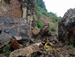 Seorang Supir Di Aceh Tamiang Meninggal Dunia Tertimpa Bongkahan Batu Besar