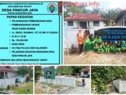 emdes Pancur Jaya Laksanakan Pembangunan Pagar Paud Kasih Bunda 2 Majelis Guru Ucap Terimakasih