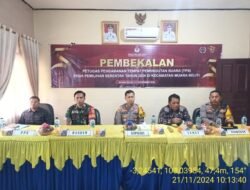 Cegah Pelanggaran, Kaolres Musi Rawas Berikan Pembekalan Kepada Petugas Pengamanan Tempat Pemungutan Suara
