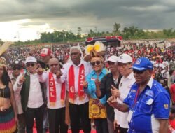 Puluhan Ribu Massa Pendukung Bukti JOEL Dicintai Masyarakat Mimika