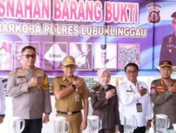 Asisten l Hadiri Pemusnahan Barang Bukti Sitaan Narkotika