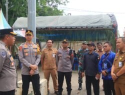 Kapolres Tabalong Bersama Pamatwil Polres Tabalong Cek Kesiapan TPS Dan Logistik Pilkada Serentak 2024