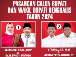 Calon Bupati Dan Wabup Bengkalis Syahrial & Andika Putra Kenedi Alami  Kekalahan Ditempat Kelahirannya.
