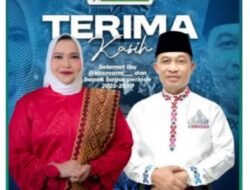 Calon Bupati Nomor Urut 1 Kasmarni & Bagus  Kalahkan Calon Nomor Urut 2 Syahrial & Andika Didesa Darul Aman
