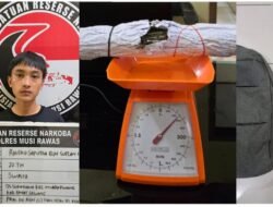 Sat Resnarkoba Musi Rawas Ringkus Warga Empat Lawang Kedapatan Simpan Ganja Kering