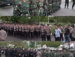 APEL SIAGA PENGAMANAN RAPAT PLENO TERBUKA REKAPITULASI PERHITUNGAN SUARA PEMILIHAN GUBERNUR DAN WAKIL GUBERNUR MALUKU UTARA.