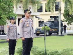 Polres Musi Rawas Gelar Apel Penutupan dan Pelepasan LKS Diktuk Bintara Polri Gelombang II T.A 2024 SPN Polda Sumsel