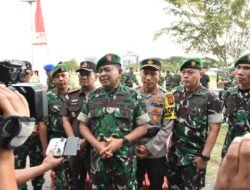 Kapolres Bireuen berserta Danrem 011/ Lilawangsa Hadiri Upacara Pemberangkatan Peleton Beranting Yudha Wastu Pramuka Jaya 2024