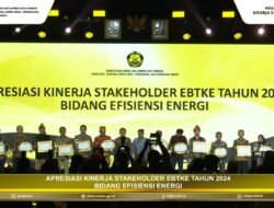 PT. Pertamina EP Rantau Field Raih Penghargaan Dirjen EBTKE Bidang Efisiensi Energi