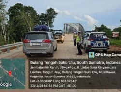 Pastikan Libur Nataru Aman dan Lancar, Satlantas Polres Musi Rawas Laksanakan Patroli Rutin