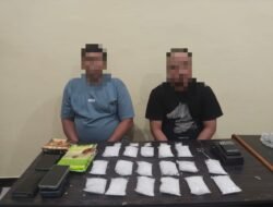 Dua Pria Tersangka Pemilik 1,731, 41 Gram Sabu Ditangkap Polisi
