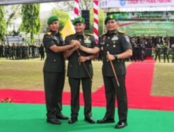 Panglima Kodam XII/TPR Pimpin Serah Terima Jabatan Danrem 102/pjg