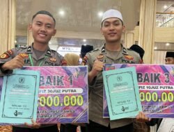 Dua Personel Polres Musi Rawas Raih Prestasi Hafiz Quran di MTQ ke-52