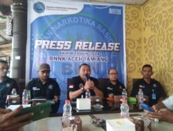 BNNK Aceh Gelar Press Release Akhir Tahun 2024, Berikut Capaiannya